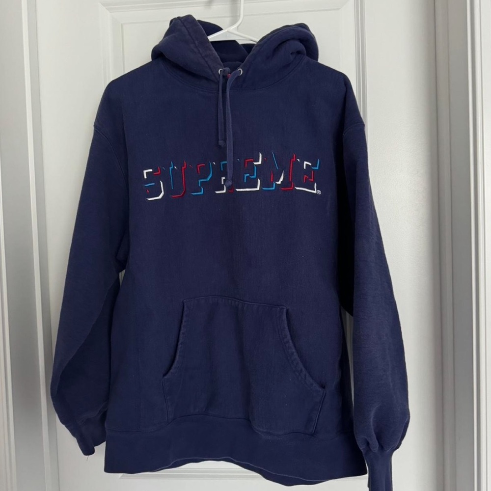 Supreme Navy Hoodie